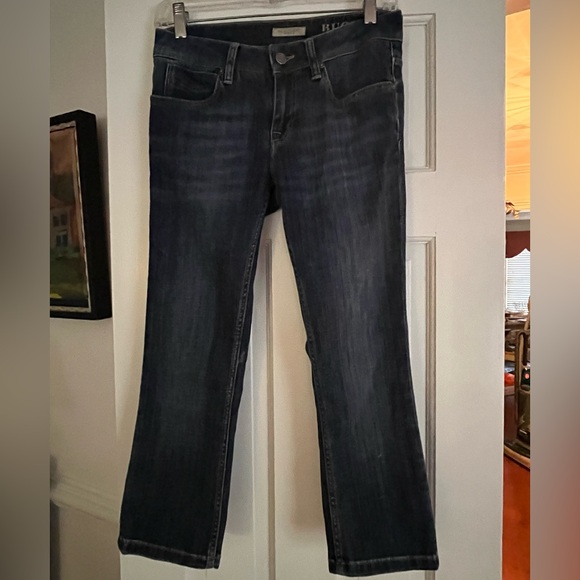 Burberry Wash Denim Cropped Jeans - Picture 1 of 8
